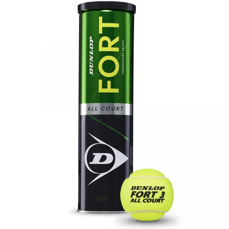 Dunlop Fort All Court TS Tennis 4-Balls Can