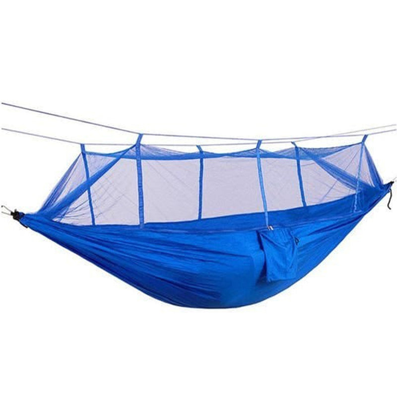 Double Outdoor Hammock Hanging Bed with Mosquito Net Portable For 2 Person - 300 KG Weight Capacity