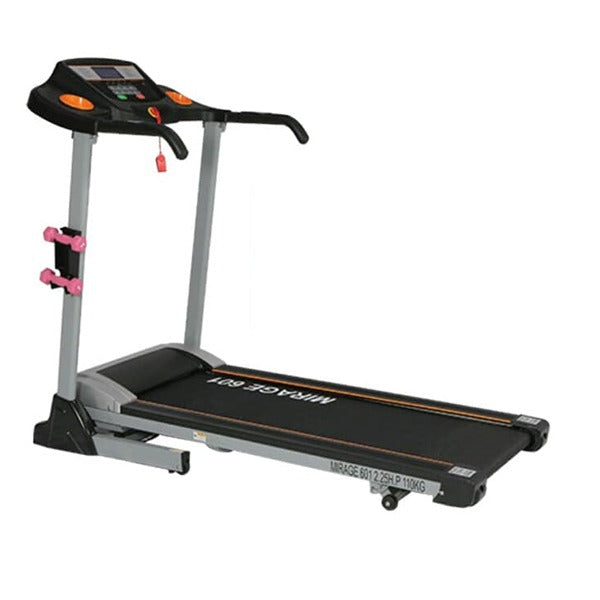 Motorized Treadmill Mirage 601 with Dumbbells & Twister