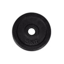 1 Piece Iron Weight Plate 2.8 CM Diameter Black