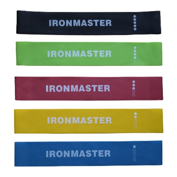 Ironmaster Mini Loop Resistance Exercise Bands Set of 5 pcs