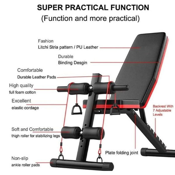 Adjustable Training Bench for Full Body Workout