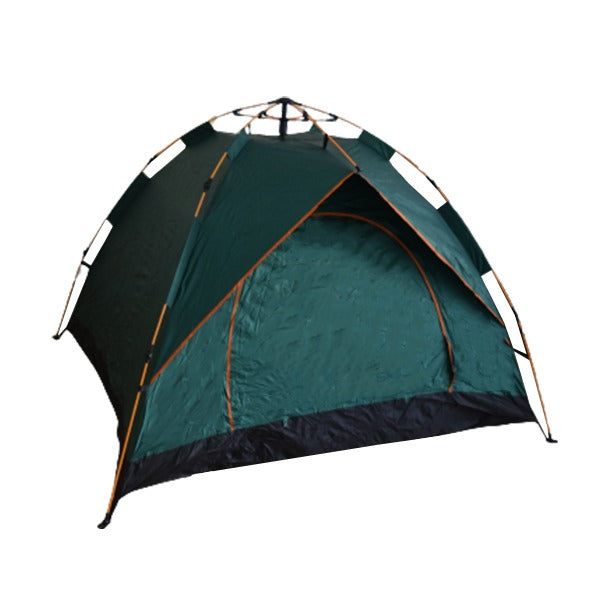 Camping Tent Double Layers Olive for 4 Persons Automatic