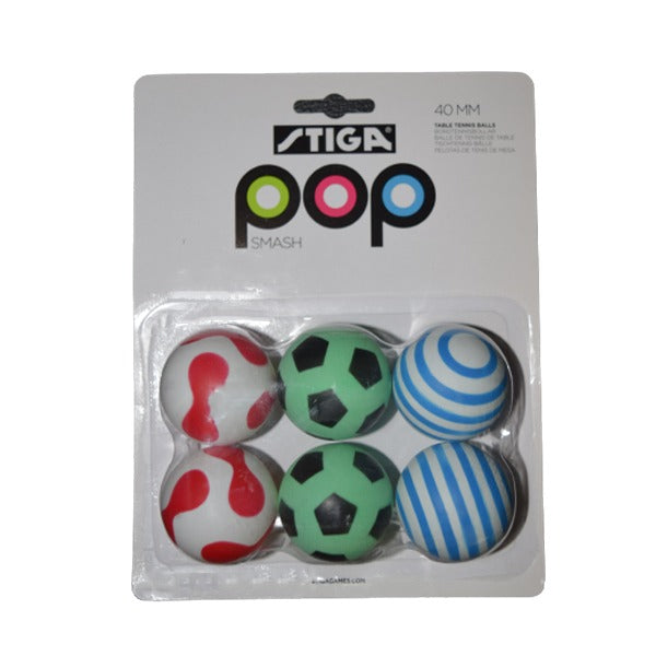 Stiga Pop Smash Pack of 6 Balls