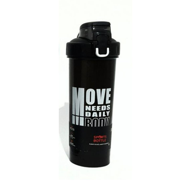 Sport Fitness Shaker Bottle Inspirational Move Your Body 800 ML