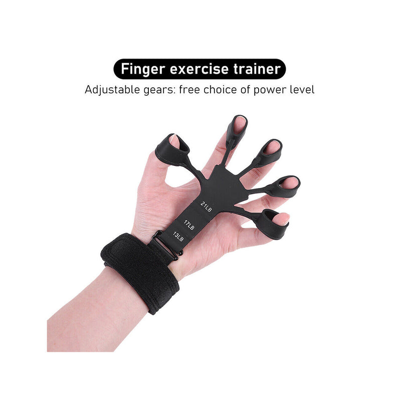 2 Pieces Gripster Grip Strengthener Finger Stretcher Hand Grip Trainer Fitness Training
