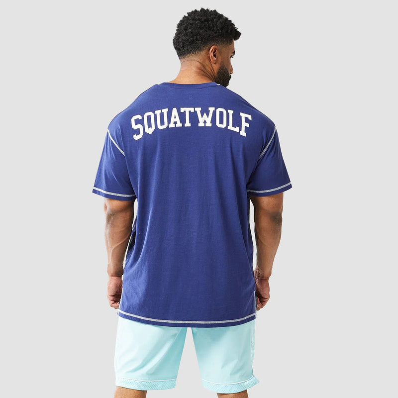 SQUATWOLF Men's Golden Era Core Oversized T-Shirt